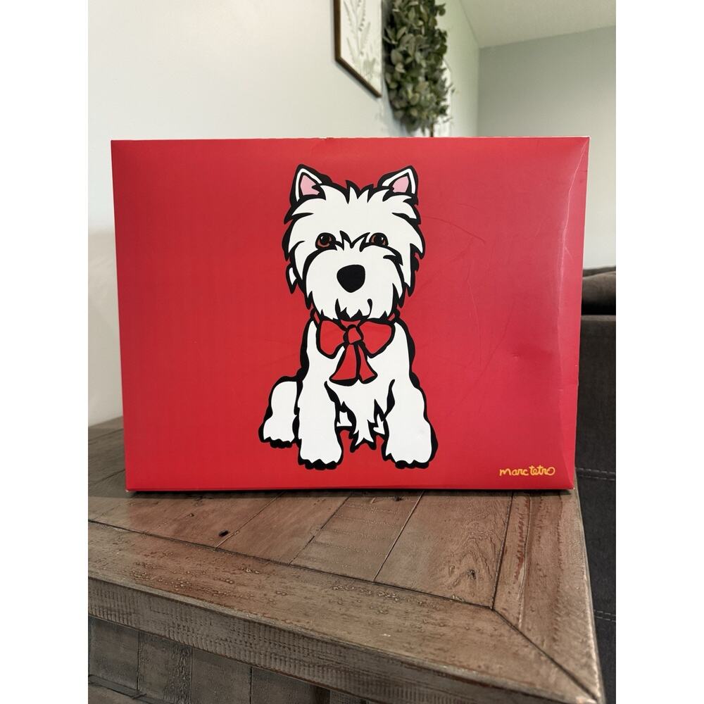 Marc Tetro Westie Dog Backpack Keychain Cardholder 3 Pc Gift Box Set NEW! - Picture 5 of 9